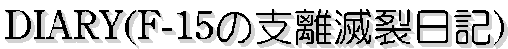 DIARY(F-15̎xŗL)